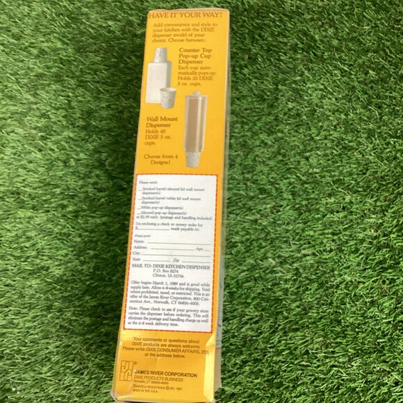 Vintage Dixie Paper Cups Floral Lattice Design 100pcs 1987 - Picture 2 of 9